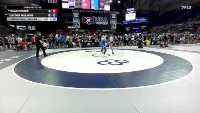 165 lbs Quarters - Silas Foster, IN vs JayDen Williams, MI