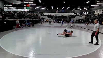174 lbs Semifinal - Duncan Bell, Southeast Community College vs Ethan Nicholas, Northeastern Oklahoma