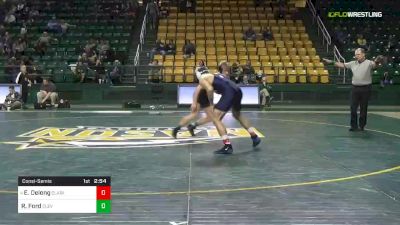 165 lbs Consolation - Evan Delong, Clarion University vs Ryan Ford, Cleveland State University