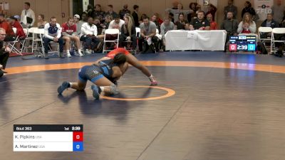 57 kg Consolation - Kira Day Pipkins, USA vs Amanda Martinez, USA