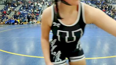155 lbs Quarterfinal - Makayla Pethtel, Knoch Hs vs Gabriella Dolanch, Avella Area Hs