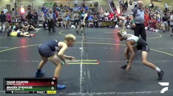 70 lbs Semis & 1st Wrestleback (8 Team) - Chase Courter, Metro All Stars vs Braden Dykhouse, BadBass Green