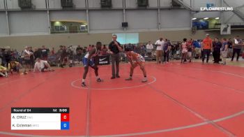 70 kg Round Of 64 - ALEXANDER CRUZ, Cavalier Wrestling Club vs Kendall Coleman, Boilermaker RTC