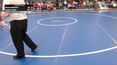 149 lbs Champ. Round 2 - Nolan Ambrose, Augustana (SD) vs Angel Flores, Adams State