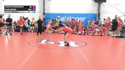 66 lbs Rr Rnd 3 - Harlow Skenandore, Badger Girls Elite - W vs Ailee Briggs, Charlies Angels- W