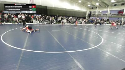 126 lbs Cons. Sub-semis - Ayden Bergman, Immortal Athletics WC vs Vincent Contreras, Team Idaho Wrestling Club