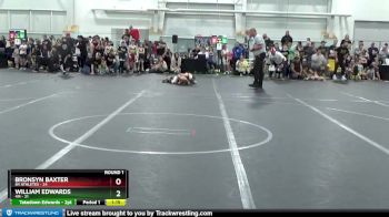 80 lbs Round 1 (8 Team) - Bronsyn Baxter, 84 Athletes vs William Edwards, 4M