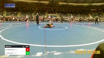 61 lbs Semifinal - Nathan Beckham, OCRTC vs Jair Almaraz, Shootbox Wrestling Club