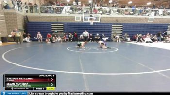 75 lbs Cons. Round 3 - Zachary Neitzling, Lil Mavs vs Eelan Montoya, Legacy Wrestling Academy