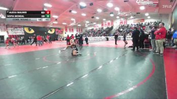 100 lbs Cons. Round 3 - Sofia McNeal, Canyon vs Alexa Malinis, Monte Vista