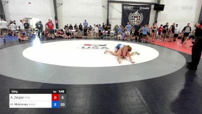 50 kg Rr Rnd 3 - Ana Zeigler, New England Trappers West vs Holly Mckinney, Mat Assassins Girls