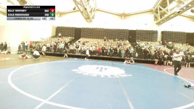 154-H lbs Consi Of 16 #2 - Billy Whitney, Unattached vs Cole RIDDIOUGH, Savage Wrestling