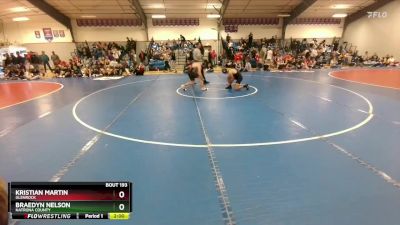 144A Quarterfinal - Braedyn Nelson, Natrona County vs Kristian Martin, Glenrock