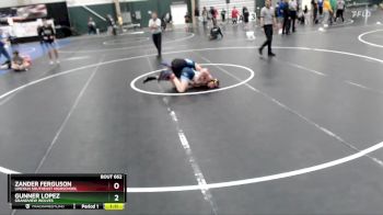 165 lbs 1st Place Match - Zander Ferguson, Lincoln Southeast Highschool vs Gunner Lopez, Grandview Wolves