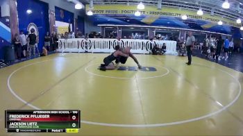 190 lbs Cons. Round 2 - Jackson Lietz, Eagles Wrestling Club vs Frederick Pflueger, Caveman