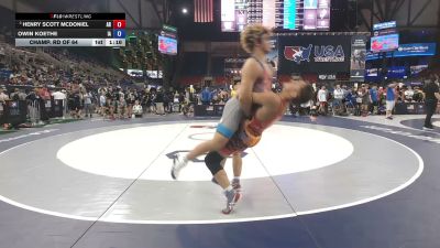 150 lbs Champ. Rd Of 64 - Henry Scott McDoniel, Arkansas vs Owin Koethe, Iowa