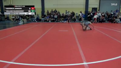 80 lbs Cons. Round 4 - William Rauenhorst, Summit Wrestling Academy vs Maverick Jamison, DC Elite