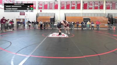 285 lbs Consi Of 4 - Brady Bekkenhuis, Arlington vs Oliver Knight, Wellesley