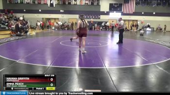 145 lbs 1st Place Match - Emma Peach, Iowa Valley, Marengo vs Havana Griffith, Independence