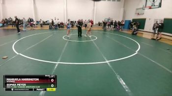 170 lbs Semifinal - MahKayla Harrington, Wyoming vs Sophia Meyer, High Plains Thunder Wrestling Club