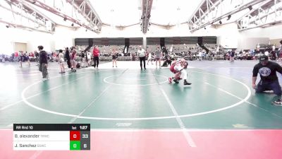 106 lbs Rr Rnd 10 - Brett Alexander, Toms River Wrestling Club vs Joseph Sanchez, South Side Wrestling Club