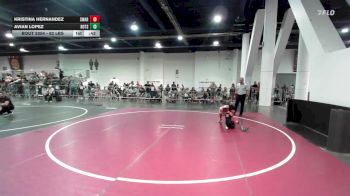 62 lbs Round Of 16 - Kristina Hernandez, Swarm WC vs Avian Lopez, Hotshots Wrestling