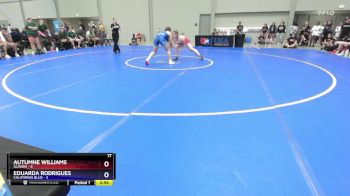 155 lbs Placement Matches (8 Team) - Autumne Williams, Illinois vs Eduarda Rodrigues, California Blue