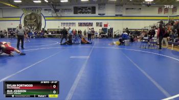 JV-37 lbs Round 2 - Gus Johnson, Mount Vernon vs Dylan Portwood, Williamsburg