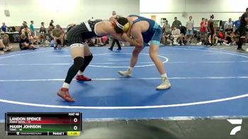 195 lbs Round 4 (6 Team) - Maxim Johnson, TDWC vs Landon Spence, Front Royal