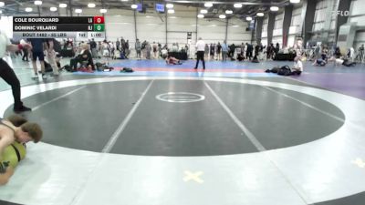 85 lbs 5th Place - Cole Bourquard, LA vs Dominic Velardi, NJ