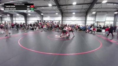 285 lbs Cons. Round 2 - Zach Cook, Central vs Jared Taylor, Rawlins