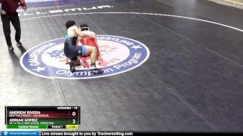 79 lbs Champ. Round 1 - Adrian Gomez, De La Salle High School Wrestling vs Andrew Rivera, Beat The Streets - Los Angeles