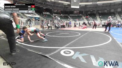 80 lbs 2nd Place - Ethan Estes, Purler Wrestling vs Jackson Parker, Standfast