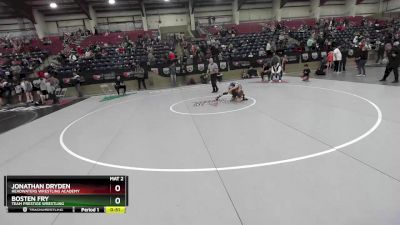 70 lbs Cons. Round 3 - Bosten Fry, Team Prestige Wrestling vs Jonathan Dryden, Headwaters Wrestling Academy