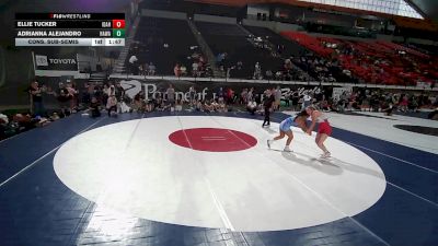 135 lbs Cons. Sub-semis - Ellie Tucker, Idaho vs Adrianna Alejandro, Hawaii