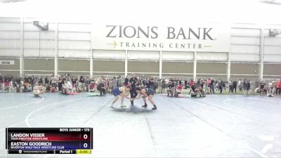 175 lbs Cons. Round 2 - Landon Visser, Team Prestige Wrestling vs Easton Goodrich, Riverton Wolf Pack Wrestling Club