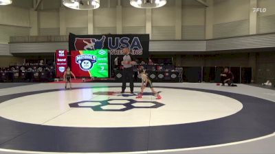 40-43 lbs Champ. Round 2 - Avalyn Lusk, Team Nazar Training Center vs Olive Yang-Elson, Summit Wrestling Academy