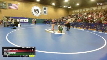 235 lbs Quarterfinal - Roxana Canedo, Ridgeview vs Kili Westerby, Tehachapi