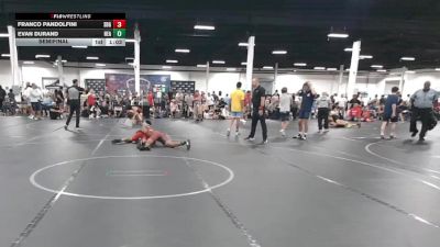130 lbs Semifinal - Franco Pandolfini, Stray Dawgs Gym vs Evan Durand, Headhunters