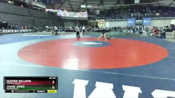 4A 152 lbs Cons. Round 2 - Hunter Williams, Central Valley vs Chase Jones, Woodinville
