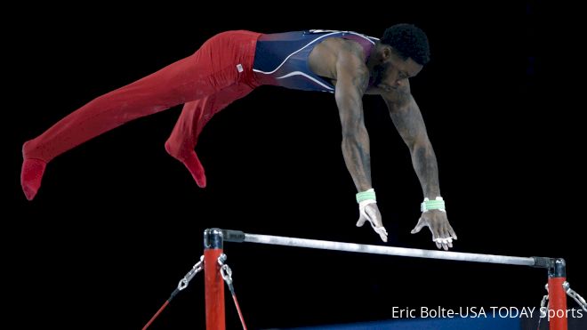 Watch: Marvin Kimble Takes Silver On High Bar At Cottbus World Cup