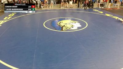 135 lbs Champ. Round 2 - Jacee Mardirosian, Unattached vs London Grant, Unattached