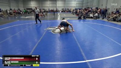 149 lbs Cons. Round 3 - Jacob Cunningham, Messiah vs Blake Bender, York (PA)