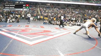 7A 175 lbs Semifinal - Allen Jenkins, Wake Forest vs Drew Teeter, Mooresville High School