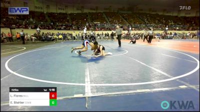 112 lbs Quarterfinal - Luis Flores, BullTrained vs Eli Stahler, Cowboy Wrestling Club