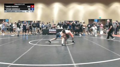 120 lbs 3rd Place Match - David Vazquez, Bitetto Trained Wrestling Club vs Ethan Andreula, Savage Wrestling Academy