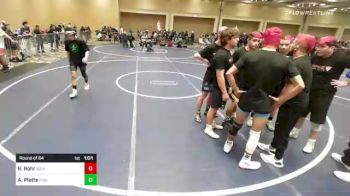 170 lbs Round Of 64 - Reno Rohr, Bishop Gorman vs Aiden Platte, Fight Syndicate