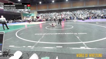 49 lbs Round Of 16 - Dorian Lustre, Coalinga Roughnecks vs Beckett Waldo, Lakeland Wrestling