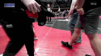 64 lbs Semifinal - Lincoln Sanders, Sallisaw Takedown Club vs Hayden Wenetshlager, Salina Wrestling Club