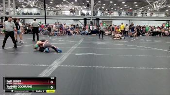 100 lbs Round 1 (6 Team) - Sam Jones, North Carolina vs Tanner Cochrane, CP Elite